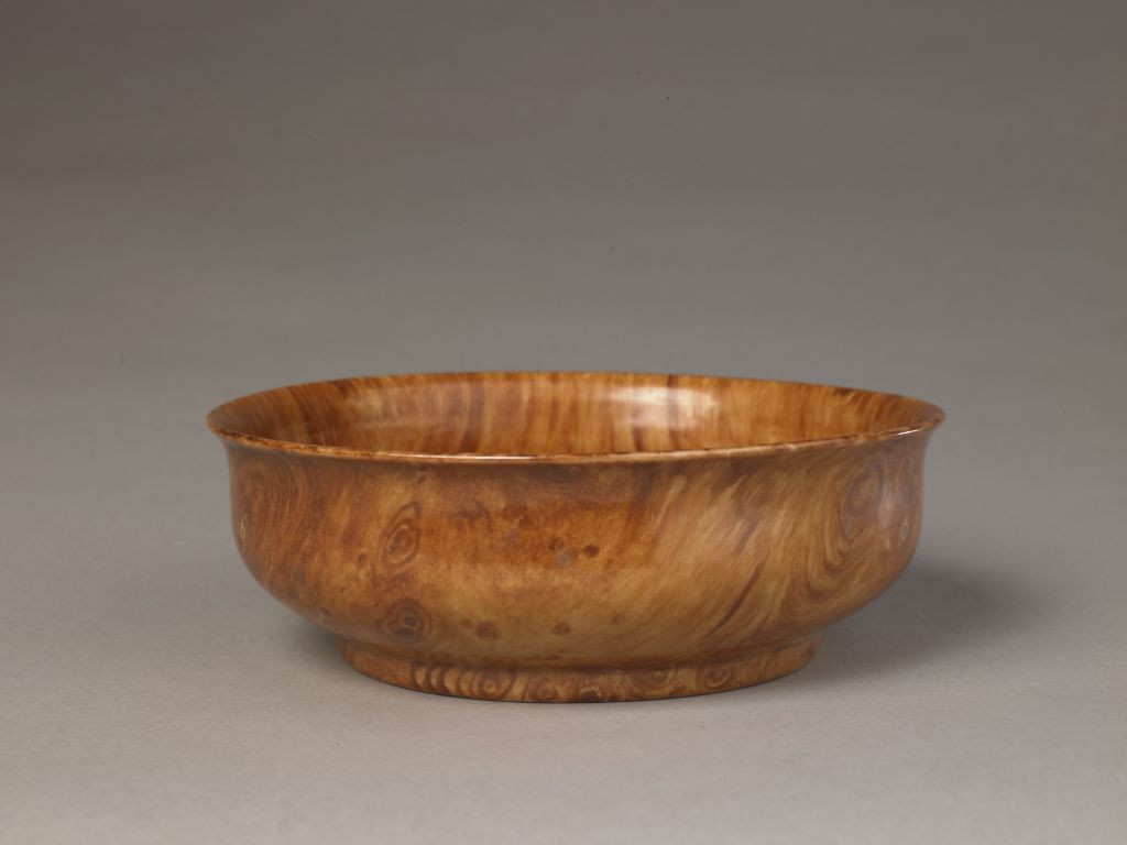 图片[1]-Imitation wood grain glazed bowl-China Archive